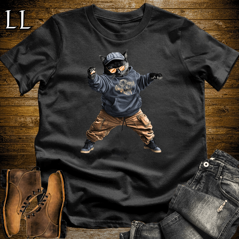 Party Animals Dance Cat Black | Party Animal Tee