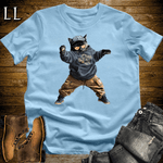 Party Animals Dance Cat Light Blue | Party Animal Tee