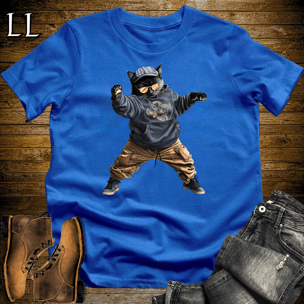Party Animals Dance Cat - Royal - LegacyLayers