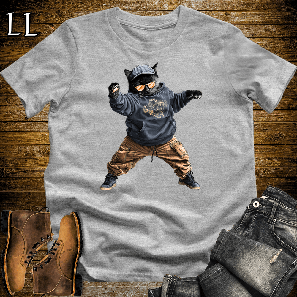 Party Animals Dance Cat - Sport Grey - LegacyLayers