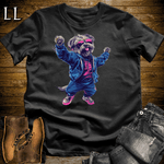 Party Animals Dancing Dog Black | Party Animal Tee