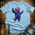 Party Animals Dancing Dog Light Blue | Party Animal Tee