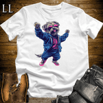 Party Animals Dancing Dog White | Party Animal Tee