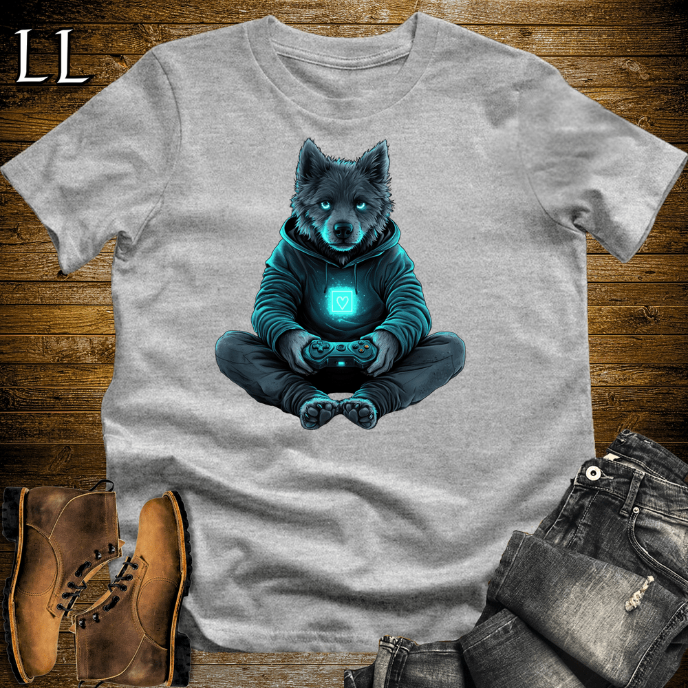 Party Animals Gaming Night Dog Sport Grey | Gaming Night Dog | Party Animal Tee