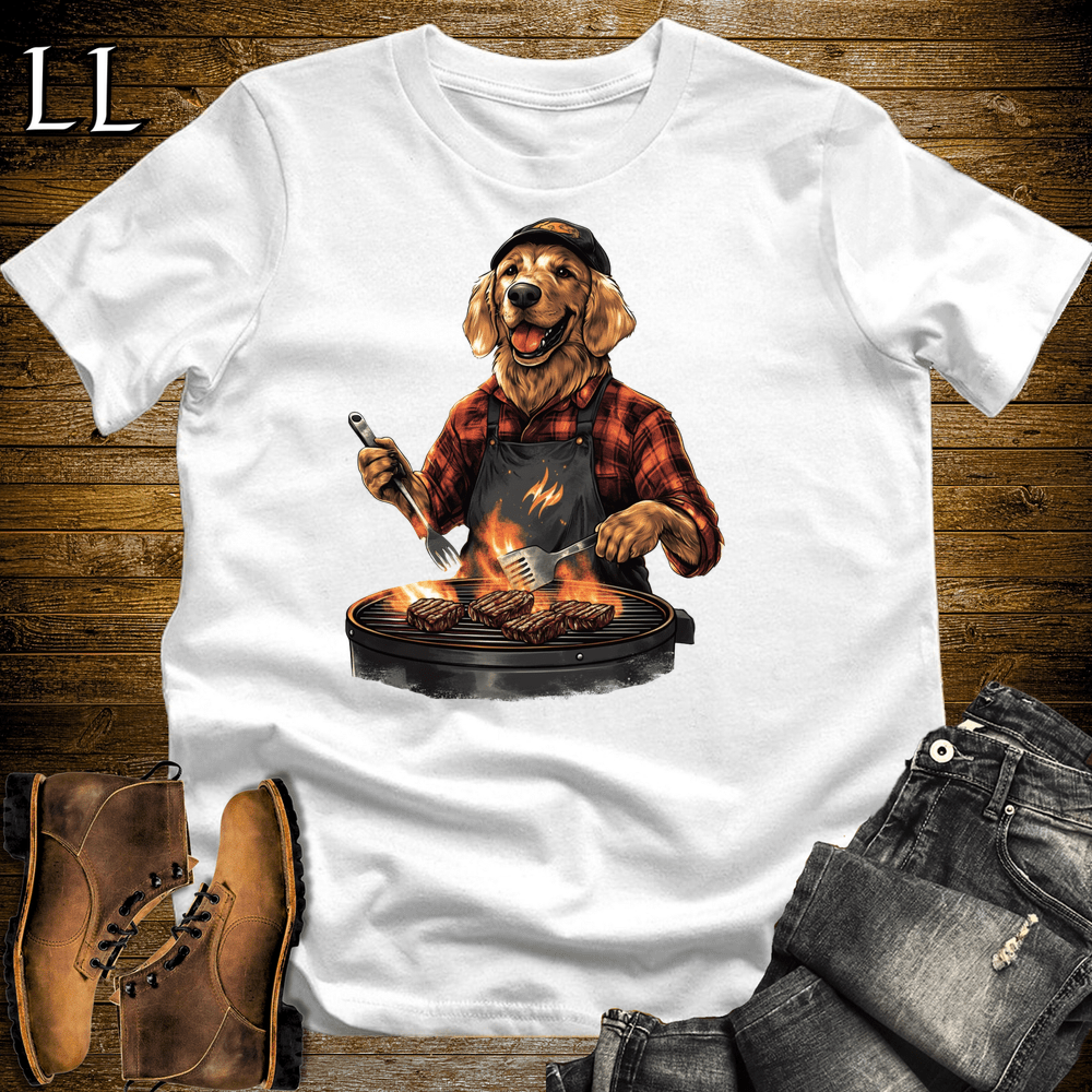 Party Animals Grill Master Dog - White - LegacyLayers