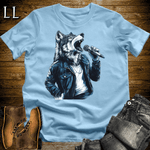 Party Animals Karaoke Wolf - Light Blue - LegacyLayers
