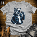Party Animals Karaoke Wolf - Sport Grey - LegacyLayers
