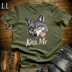 Party Animals Kiss Me Wolf - Military Green - LegacyLayers