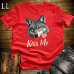 Party Animals Kiss Me Wolf - Red - LegacyLayers