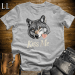 Party Animals Kiss Me Wolf - Sport Grey - LegacyLayers
