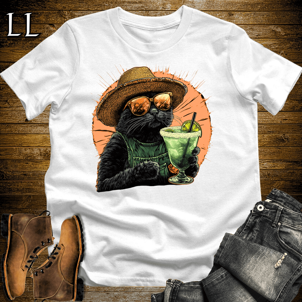Party Animals Margarita Cat White | Party Animal Tee