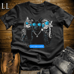 Party Animals Selfie Cats Black | Party Animal Tee