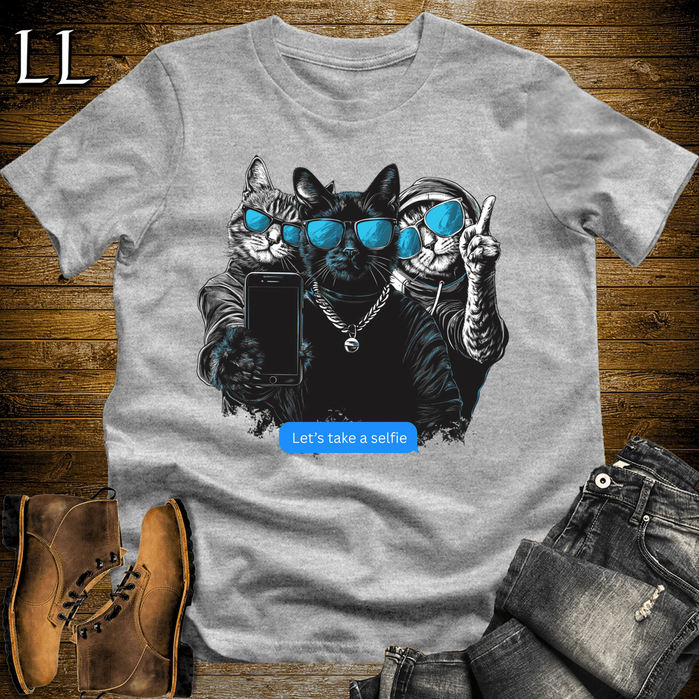 Party Animals Selfie Cats - Sport Grey - LegacyLayers
