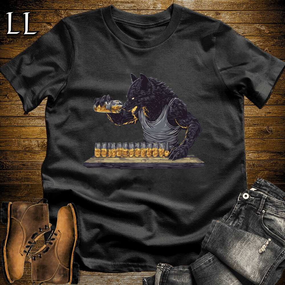Party Animals Shots Wolf Black | Shots Wolf Tee