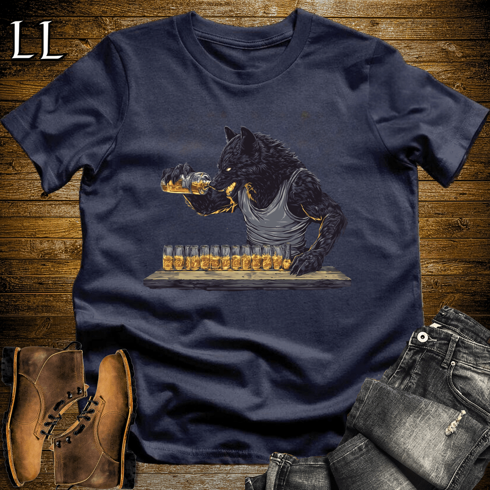 Party Animals Shots Wolf Navy | Shots Wolf Tee