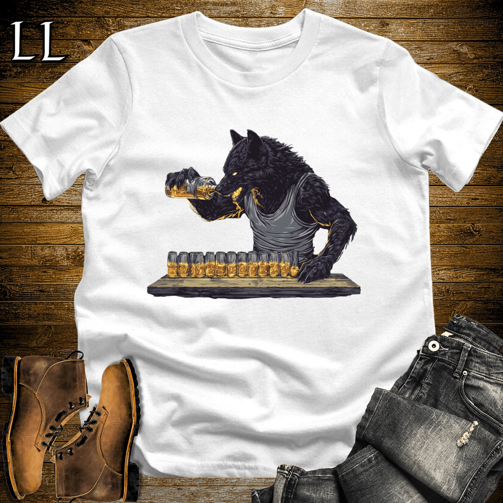 Party Animals Shots Wolf White | Shots Wolf Tee