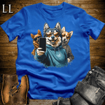 Party Animals Take A Selfie Dog - Royal - LegacyLayers