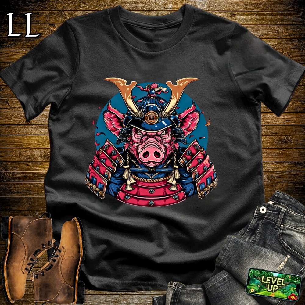 Pig Samurai Softstyle Tee - Black - LegacyLayers