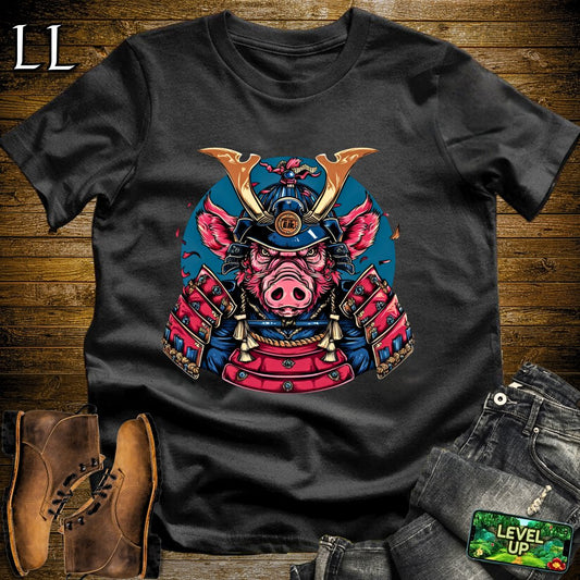 Pig Samurai Softstyle Tee - Black - LegacyLayers