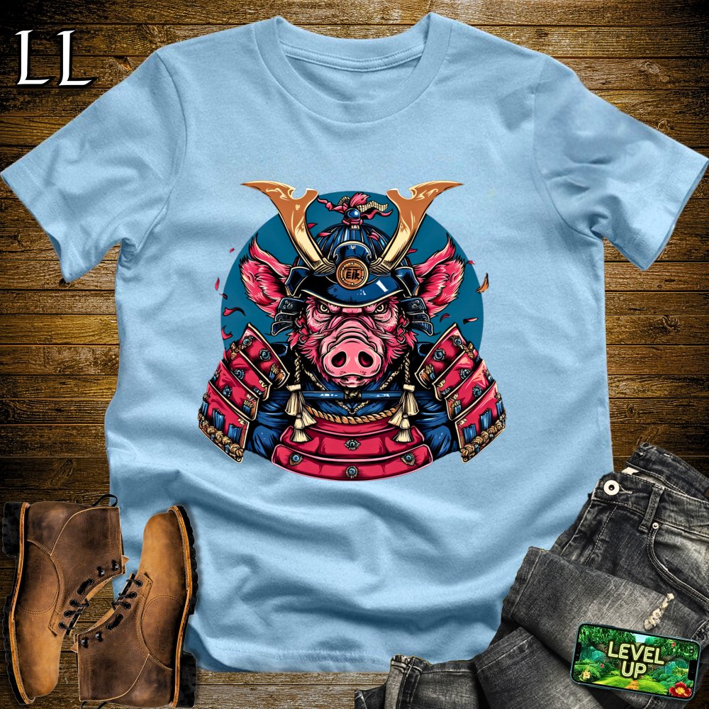 Pig Samurai Softstyle Tee - Light Blue - LegacyLayers