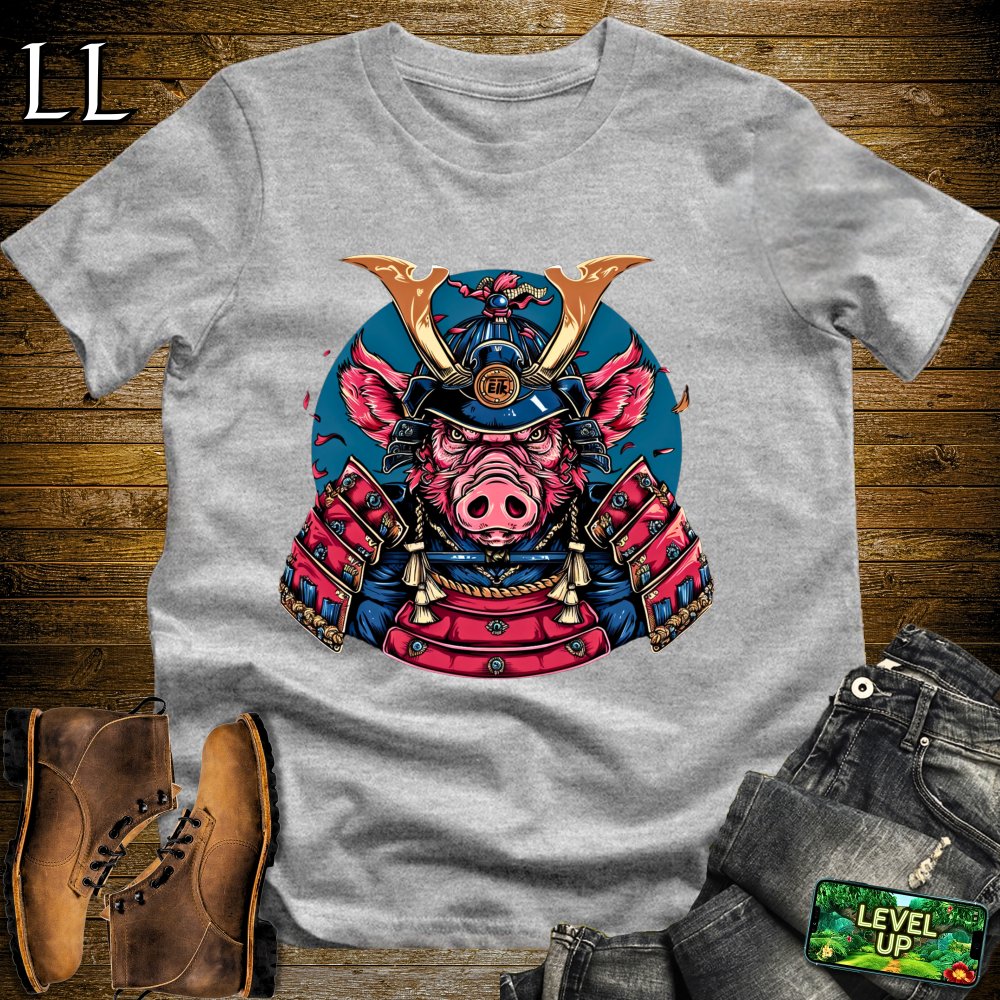 Pig Samurai Softstyle Tee - Sport Grey - LegacyLayers