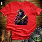 Pirate Gorilla Softstyle Tee Red | Adventure Tee