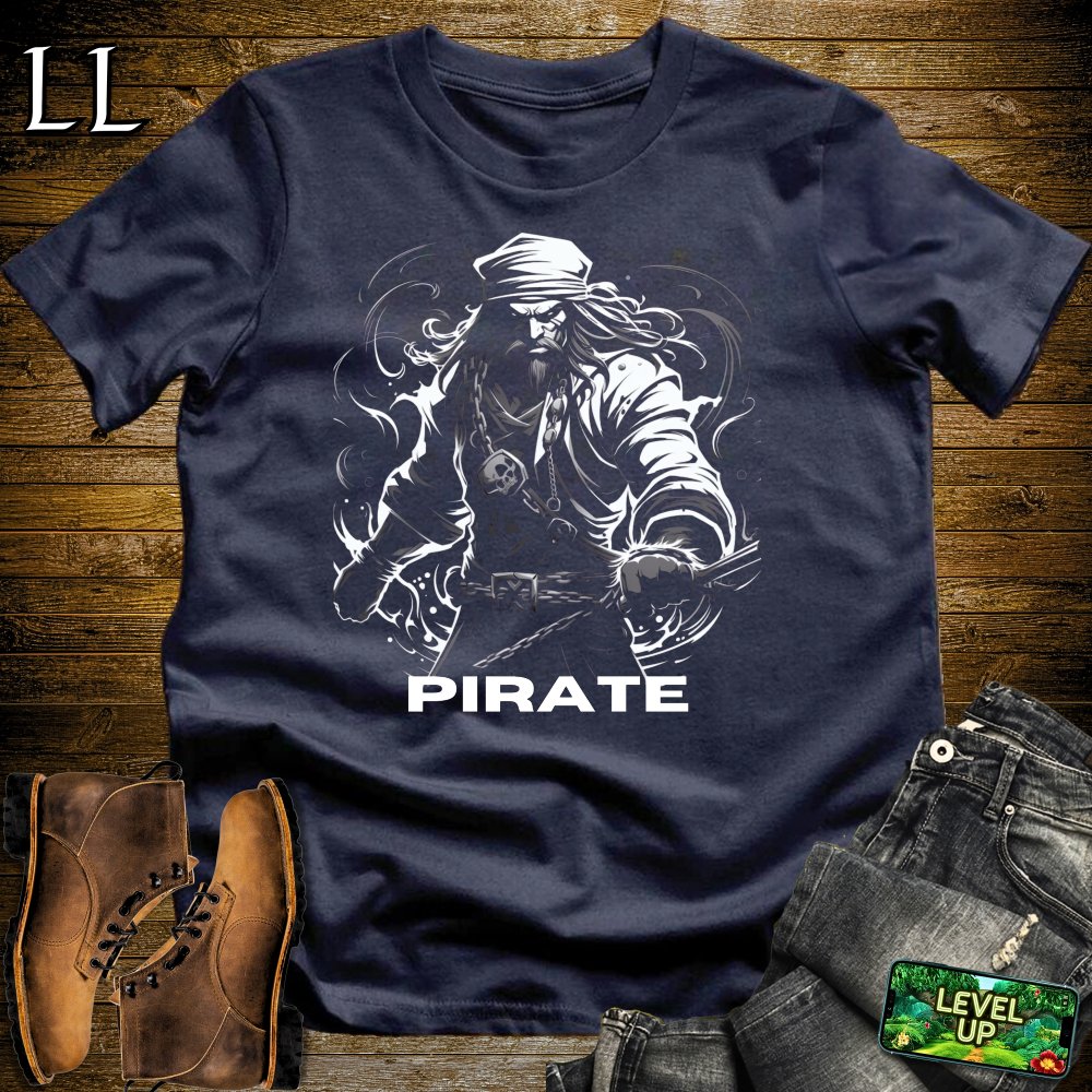 Pirate Softstyle Tee - Navy - LegacyLayers