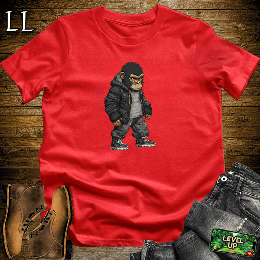 Pixelated Gorilla - Red - LegacyLayers