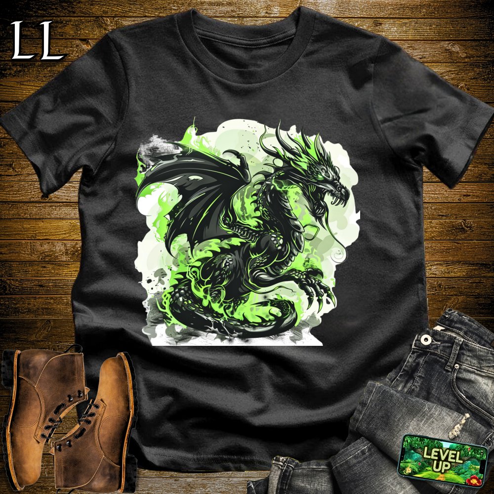 Poison Black Dragon Softstyle Tee - Black - LegacyLayers