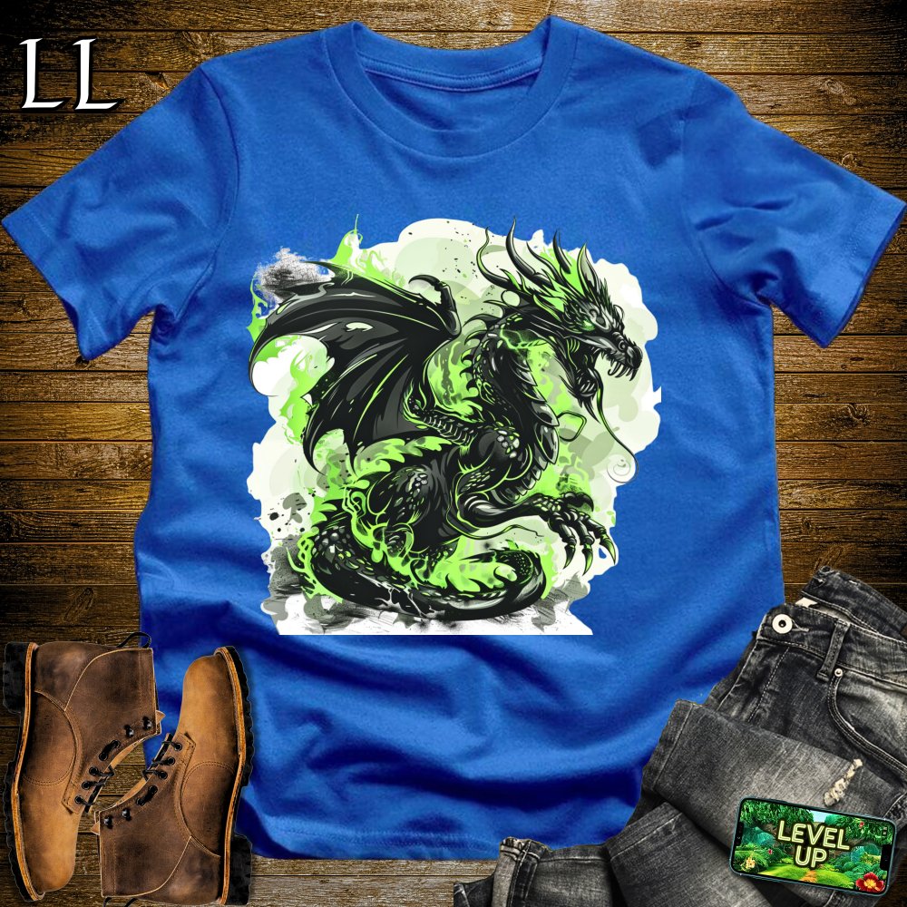 Poison Black Dragon Softstyle Tee - Royal - LegacyLayers