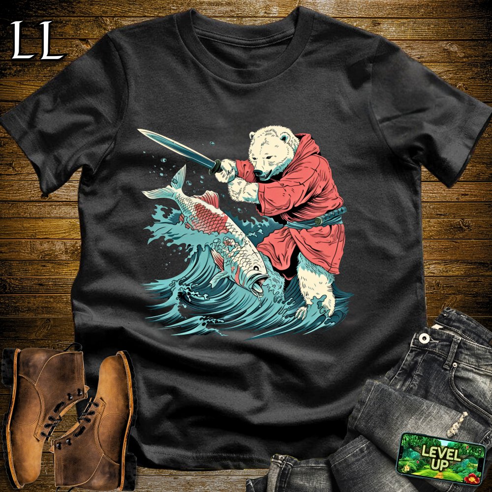 Polar Bear Samurai Softstyle Tee Black | Samurai Tee
