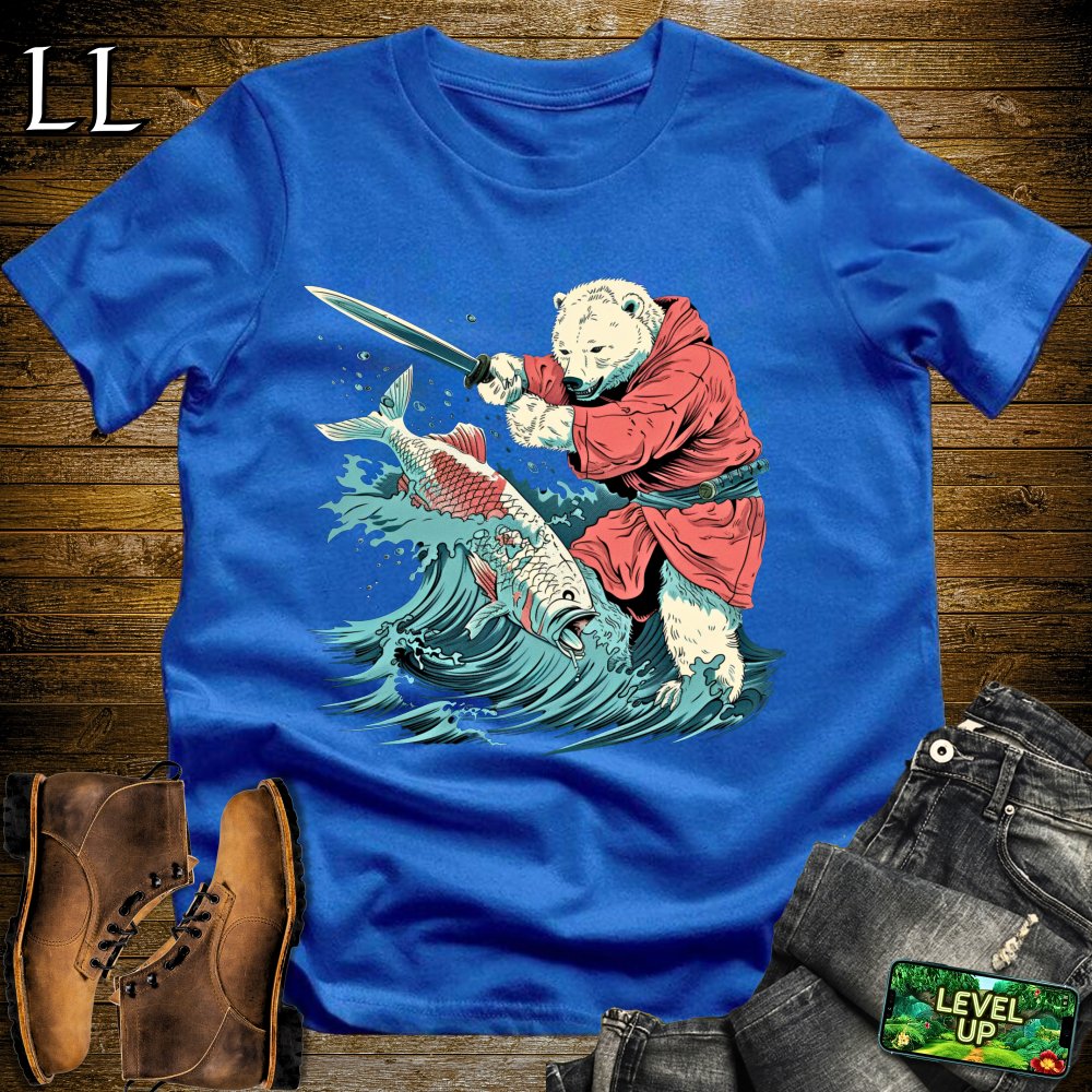 Polar Bear Samurai Softstyle Tee Royal Blue | Samurai Tee