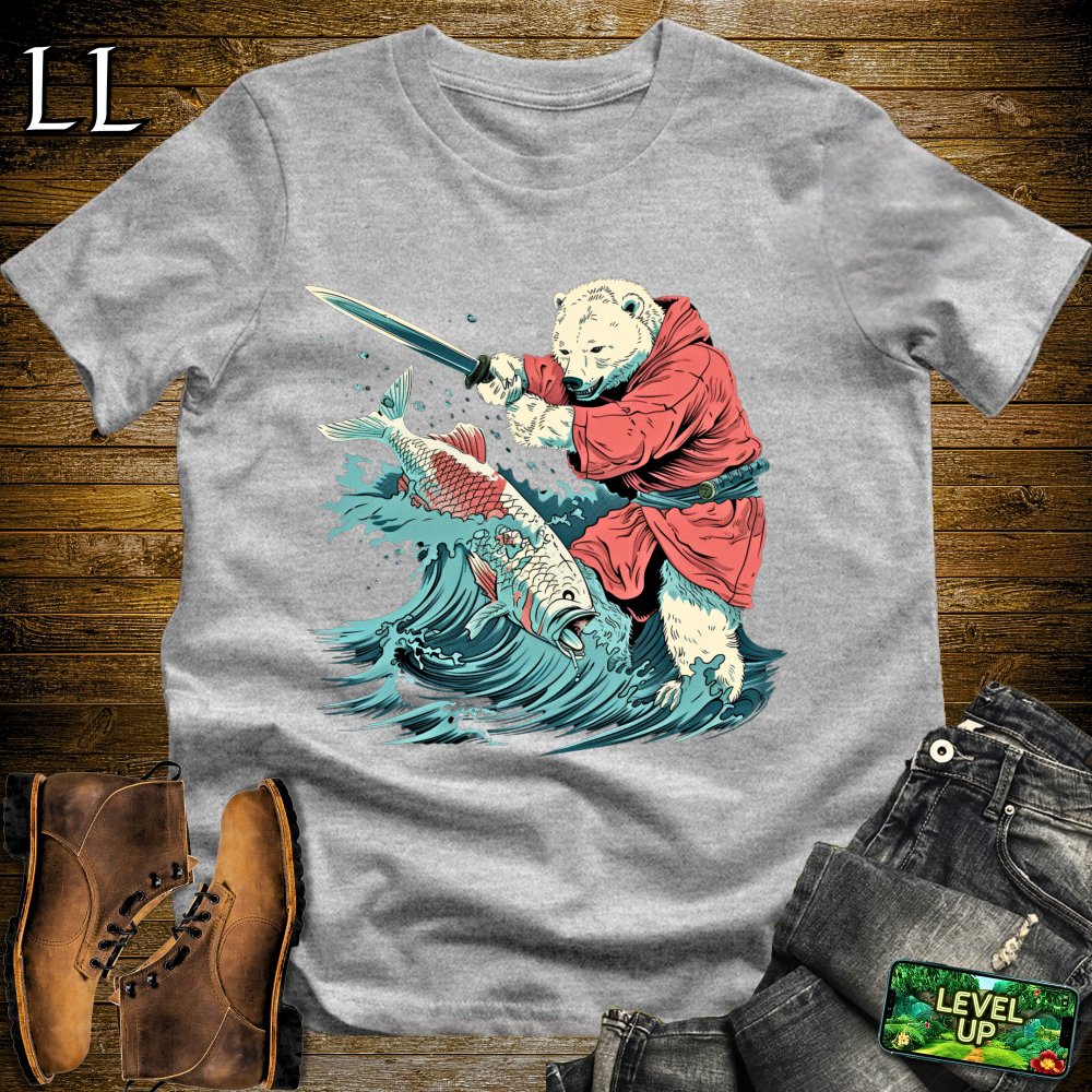 Polar Bear Samurai Softstyle Tee Sport Grey | Samurai Tee
