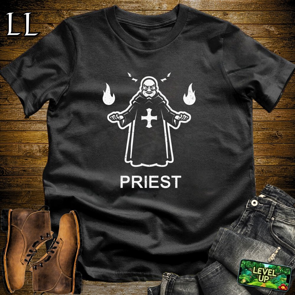 Priest Softstyle Tee - Black - LegacyLayers