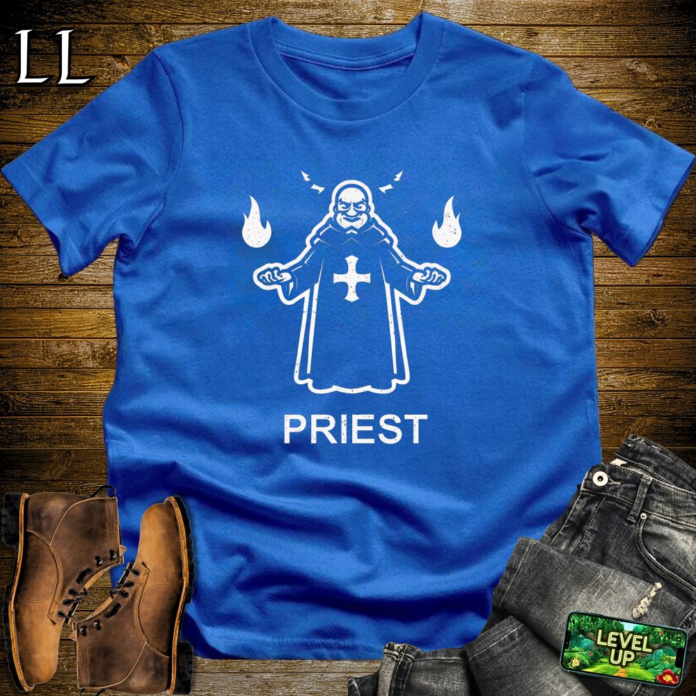 Priest Softstyle Tee - Royal - LegacyLayers