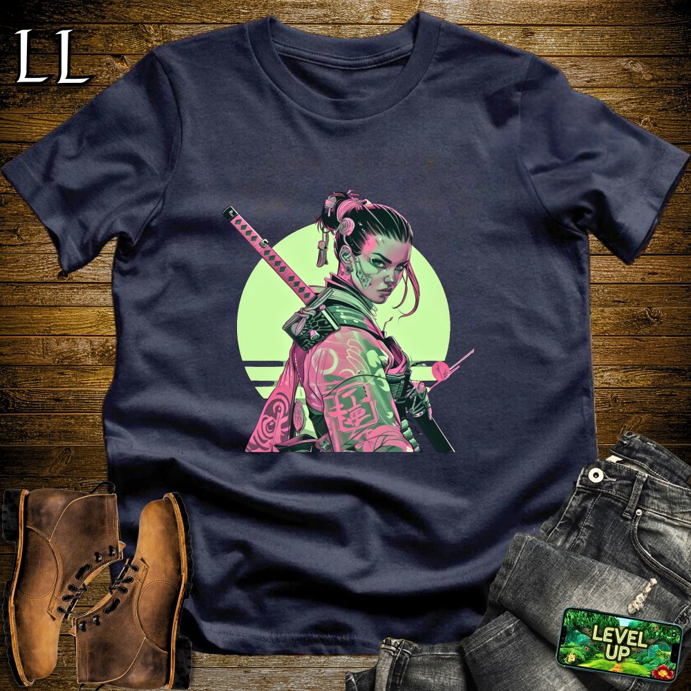 Princess Samurai Softstyle Tee Navy | Samurai Tee