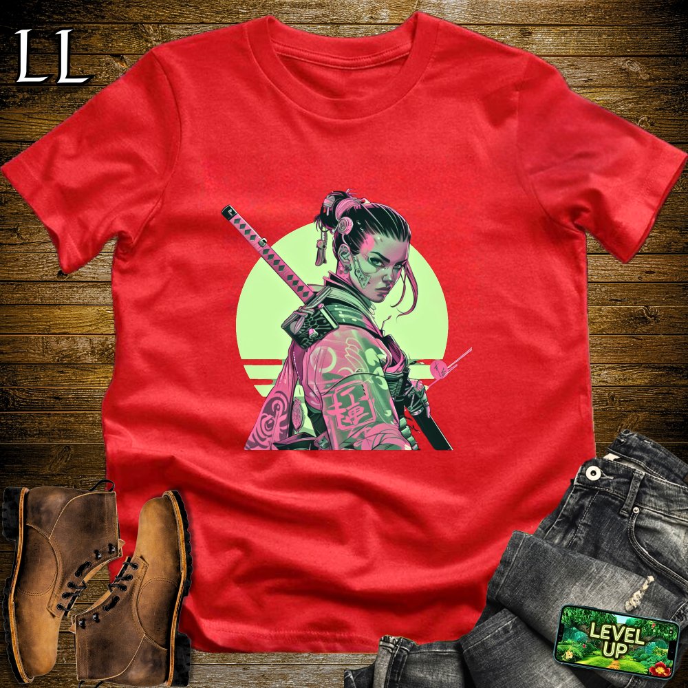 Princess Samurai Softstyle Tee - Red - LegacyLayers