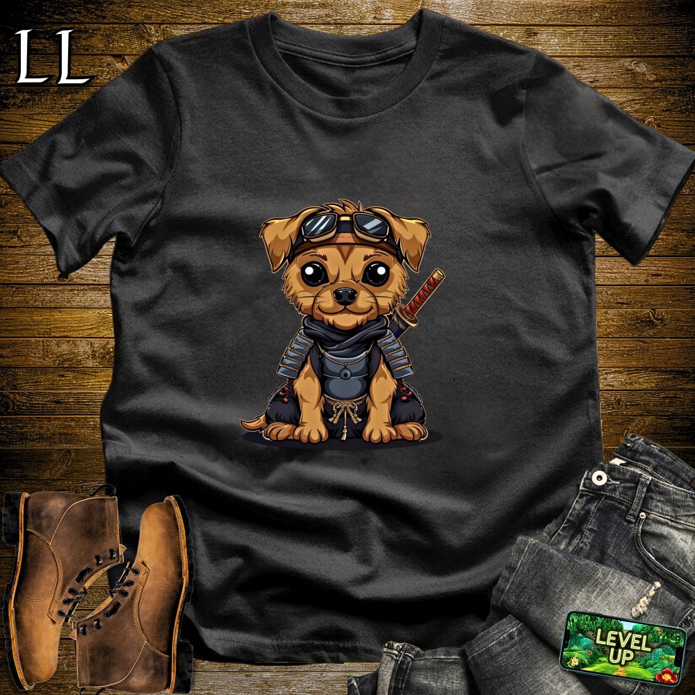 Puppy Samurai Softstyle Tee Black | Samurai Tee