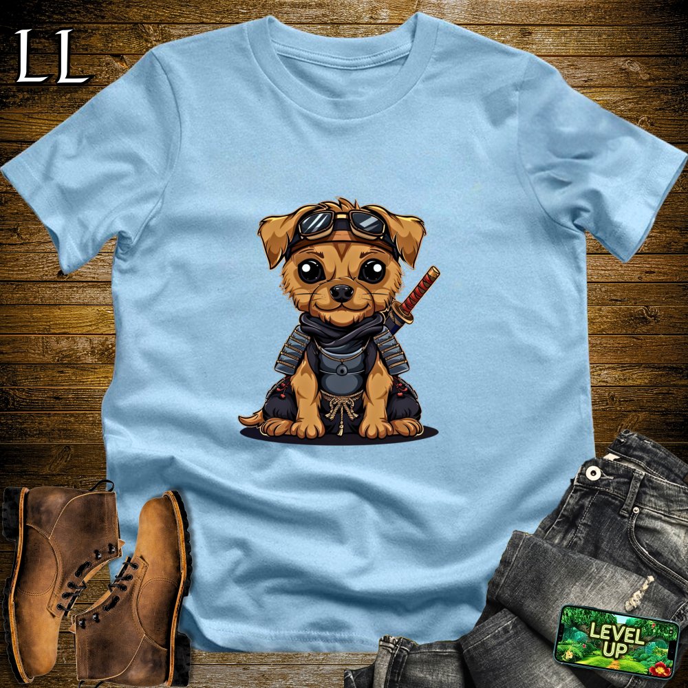 Puppy Samurai Softstyle Tee Light Blue | Samurai Tee