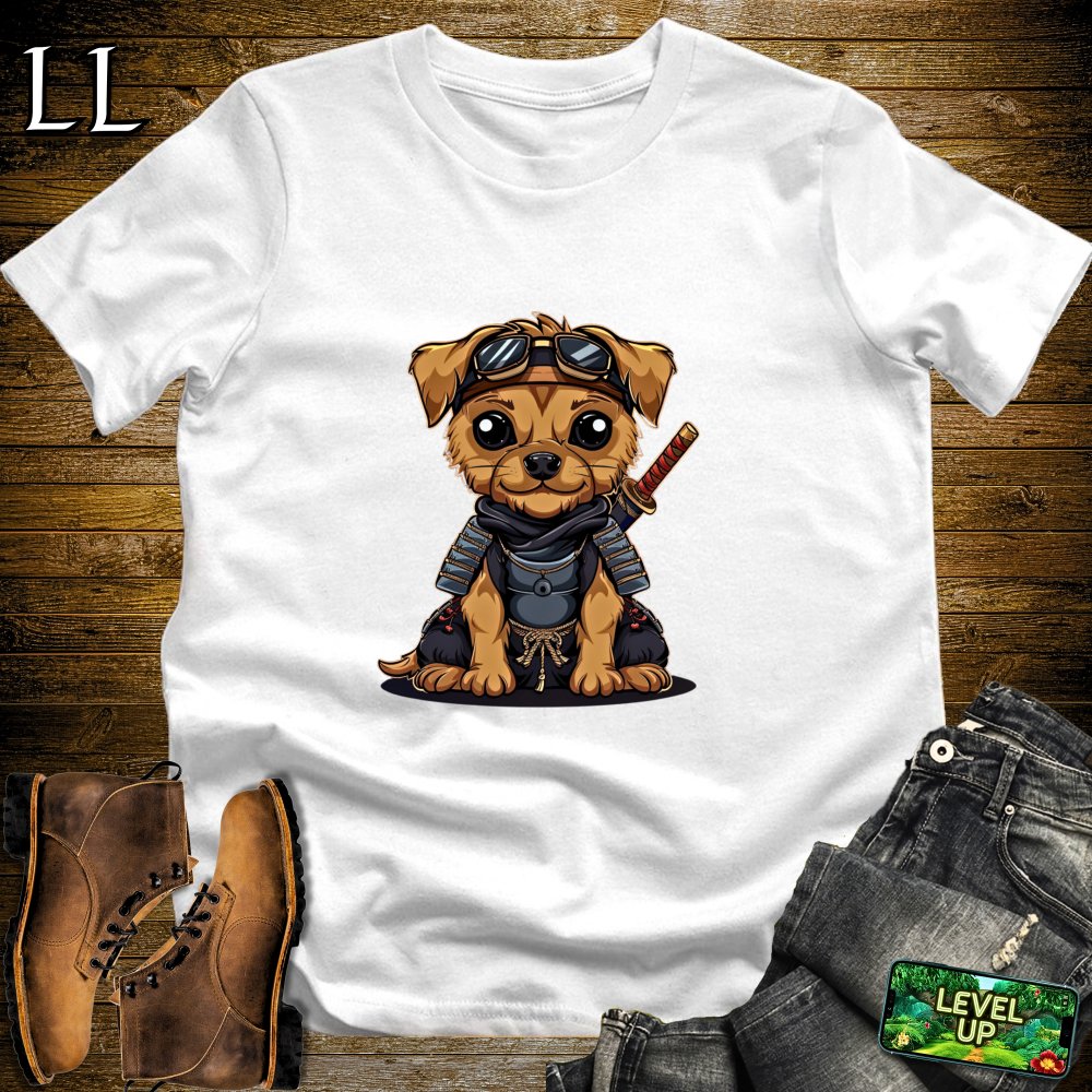Puppy Samurai Softstyle Tee White | Samurai Tee