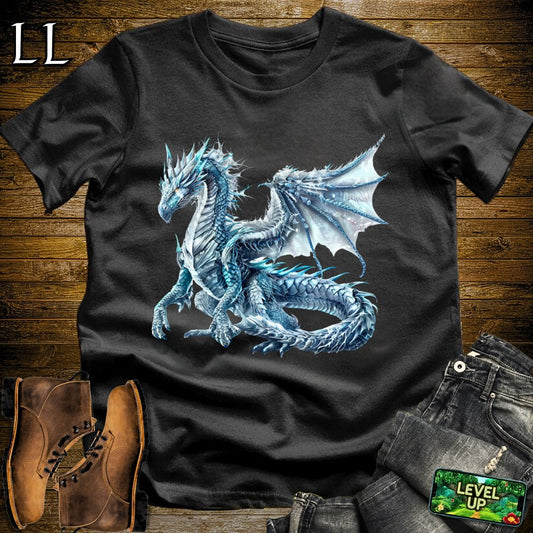 Pure Ice Dragon Softstyle Tee - Black - LegacyLayers