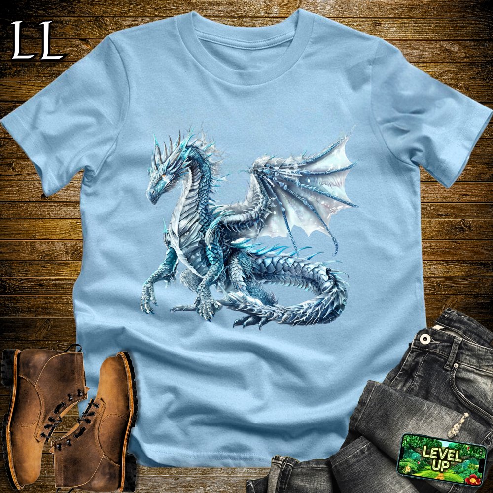 Pure Ice Dragon Softstyle Tee - Light Blue - LegacyLayers