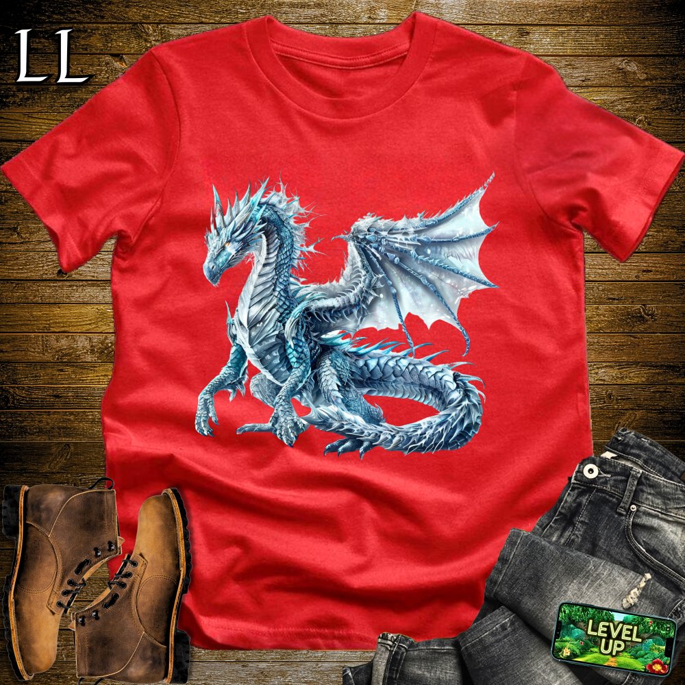 Pure Ice Dragon Softstyle Tee - Red - LegacyLayers