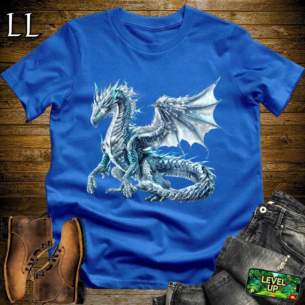 Pure Ice Dragon Softstyle Tee - Royal - LegacyLayers