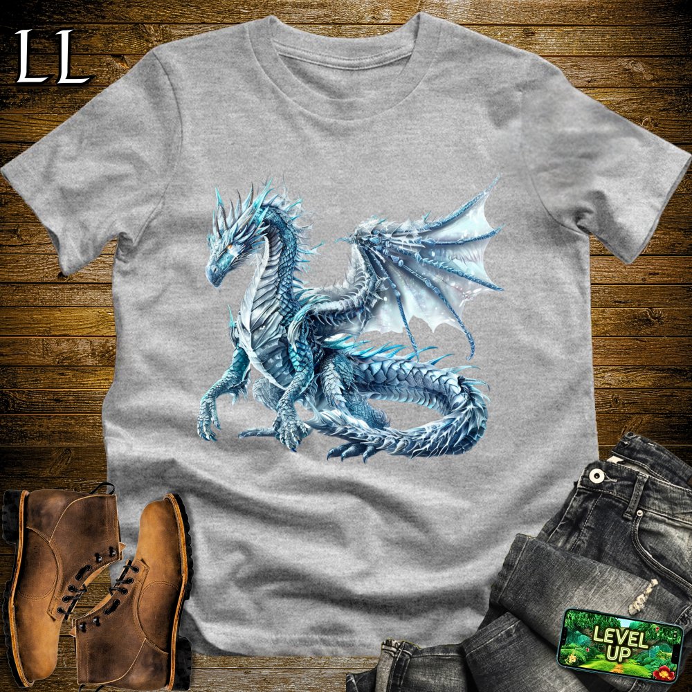 Pure Ice Dragon Softstyle Tee - Sport Grey - LegacyLayers