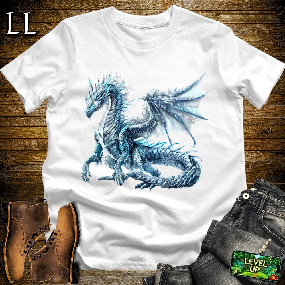 Pure Ice Dragon Softstyle Tee - White - LegacyLayers