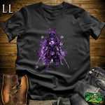 Purple Samurai Black | Warrior Spirit Graphic Tee