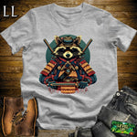 Raccoon Samurai Sport Grey | Animal Warrior Graphic