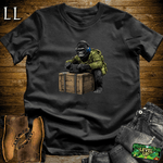 Radio Gorilla Softstyle Tee Black | Music Lover Gift
