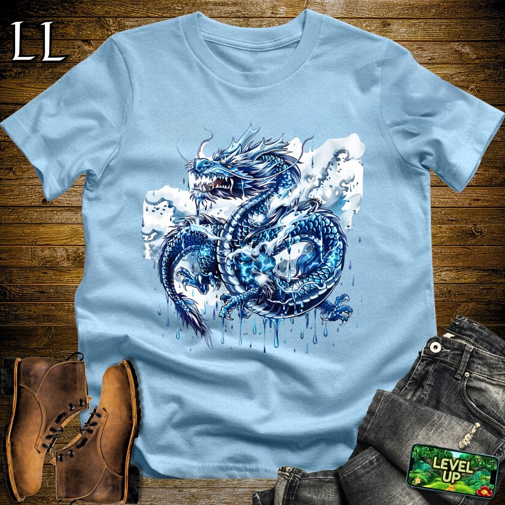 Rain Dragon Softstyle Tee - Light Blue - LegacyLayers